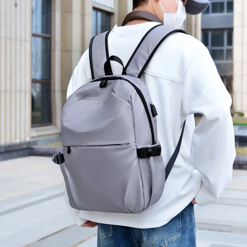Tong Tong Rabbit Nylon Backpack Men's Gray/Black-3
