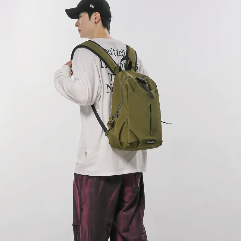 Deli Bear Nylon Backpack Unisex Multicolor-4