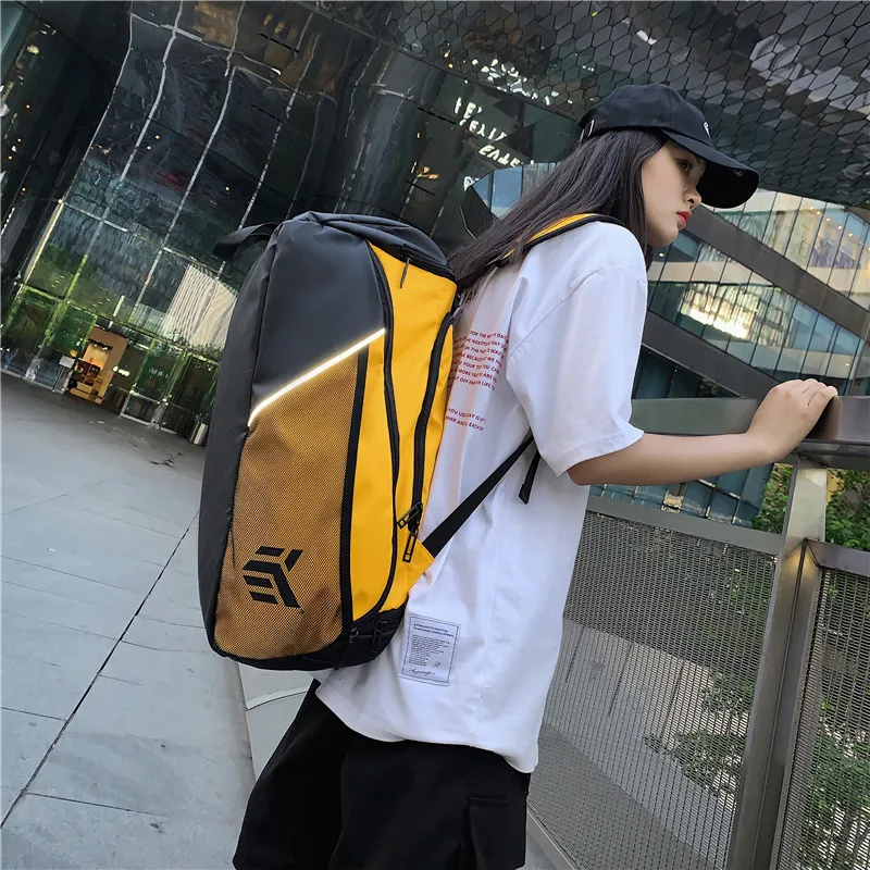 PULUWIRR Nylon Gym Bag Tubas Unisex Black/Red/Green/Khaki/Yellow/Pink-22