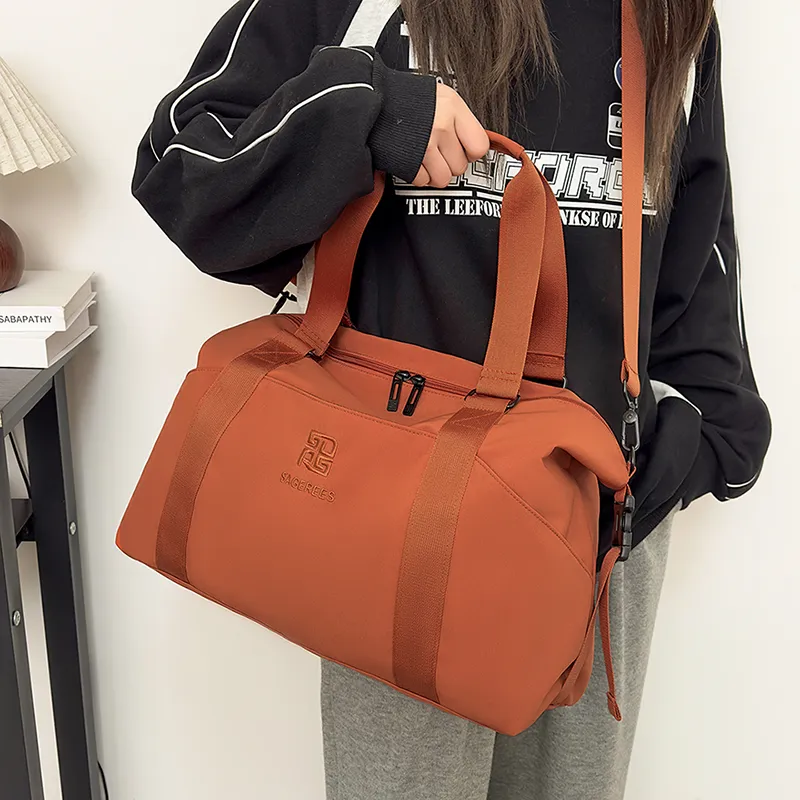 OUZIHUANG Nylon Travel Bag Unisex Multicolor-22