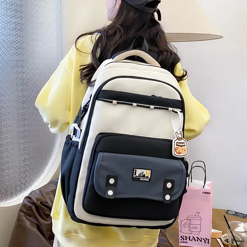 OUZIHUANG Nylon Combo Set Medium Size Unisex Multicolor-9