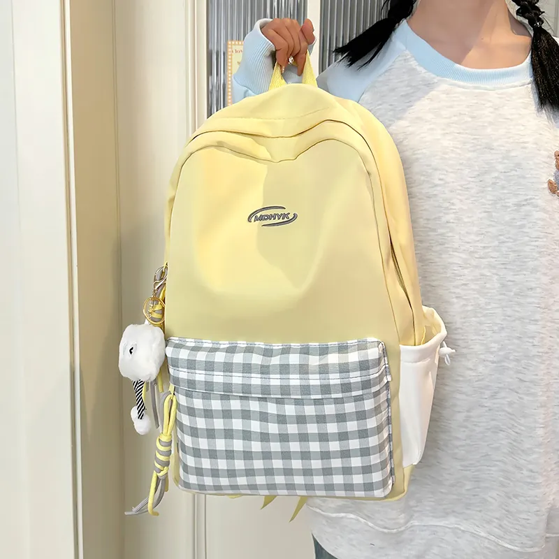 OUZIHUANG Nylon Backpack Women's Multicolor-8