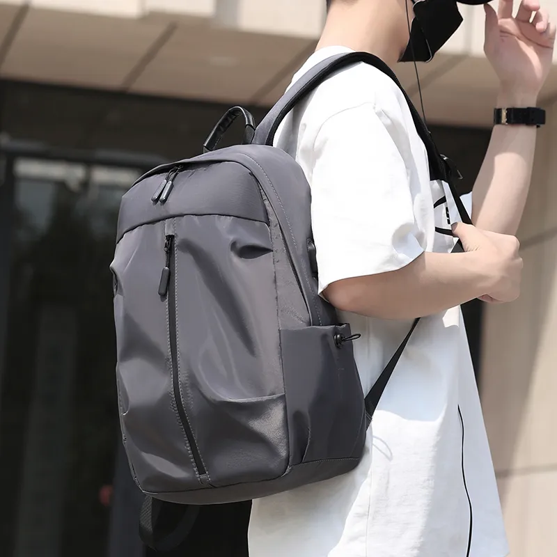 Tong Tong Rabbit Oxford Backpack Men's Blue/Black/Gray-6