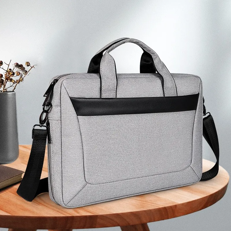 OUZIHUANG Polyester Laptop Bag Unisex Hemp Gray / Beautiful Pink / Mysterious Black-1