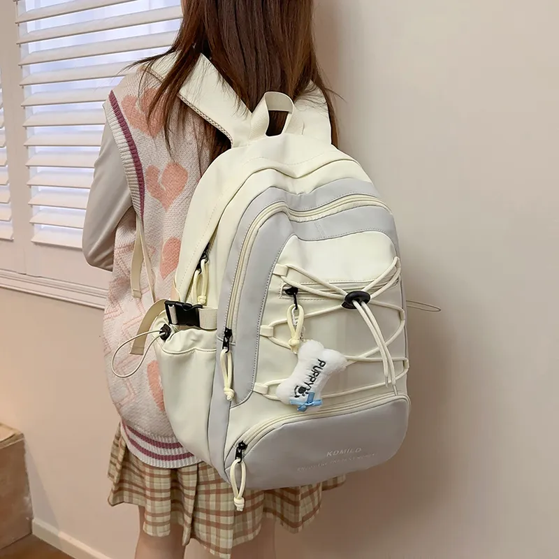 OUZIHUANG Nylon Backpack Unisex Multicolor-10