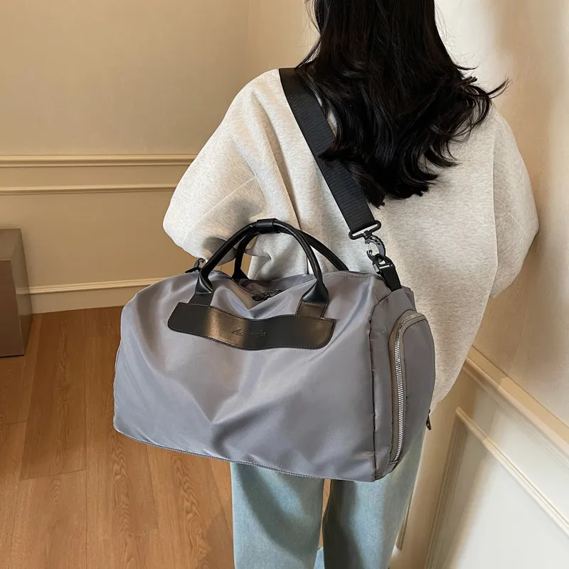 Deli Bear Oxford Handbag Unisex Black/Ecru/Gray/Pink/Khaki-8