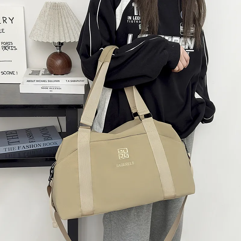 OUZIHUANG Nylon Travel Bag Unisex Multicolor-6