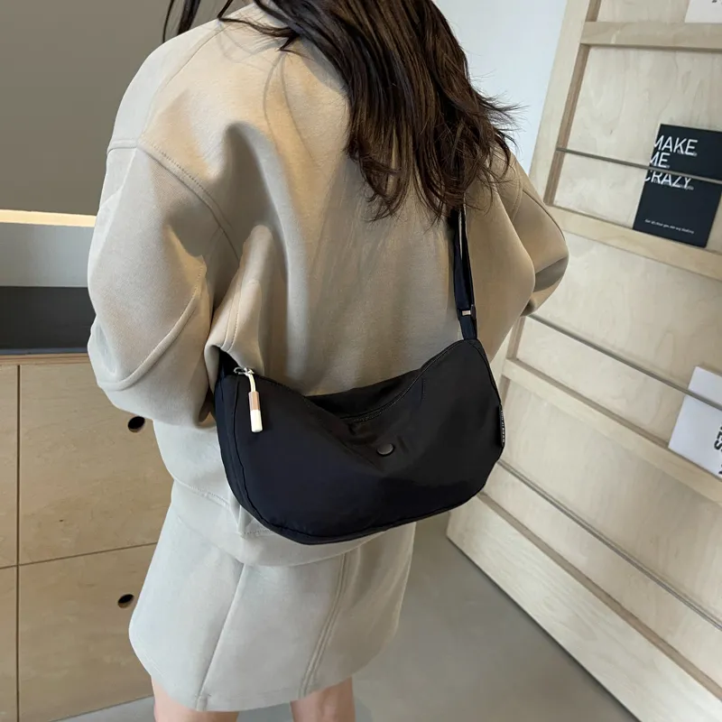 OUZIHUANG Nylon Fabric Crossbody Bag, Shoulder Bag Women's Multicolor-26