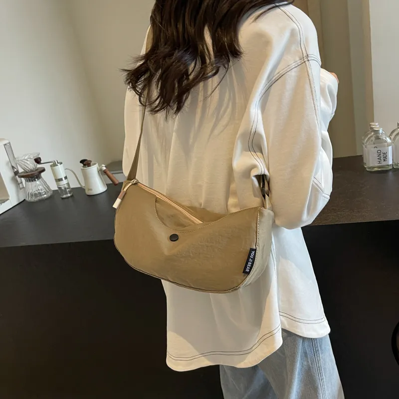 OUZIHUANG Nylon Fabric Crossbody Bag, Shoulder Bag Women's Multicolor-16
