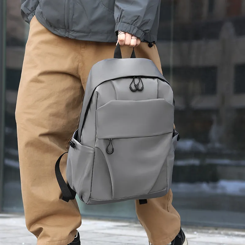 Tong Tong Rabbit Oxford Backpack Men's Black/Blue/Gray-9