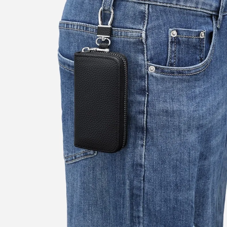 OUZIHUANG PU Key Pouch Regular Unisex Multicolor-2