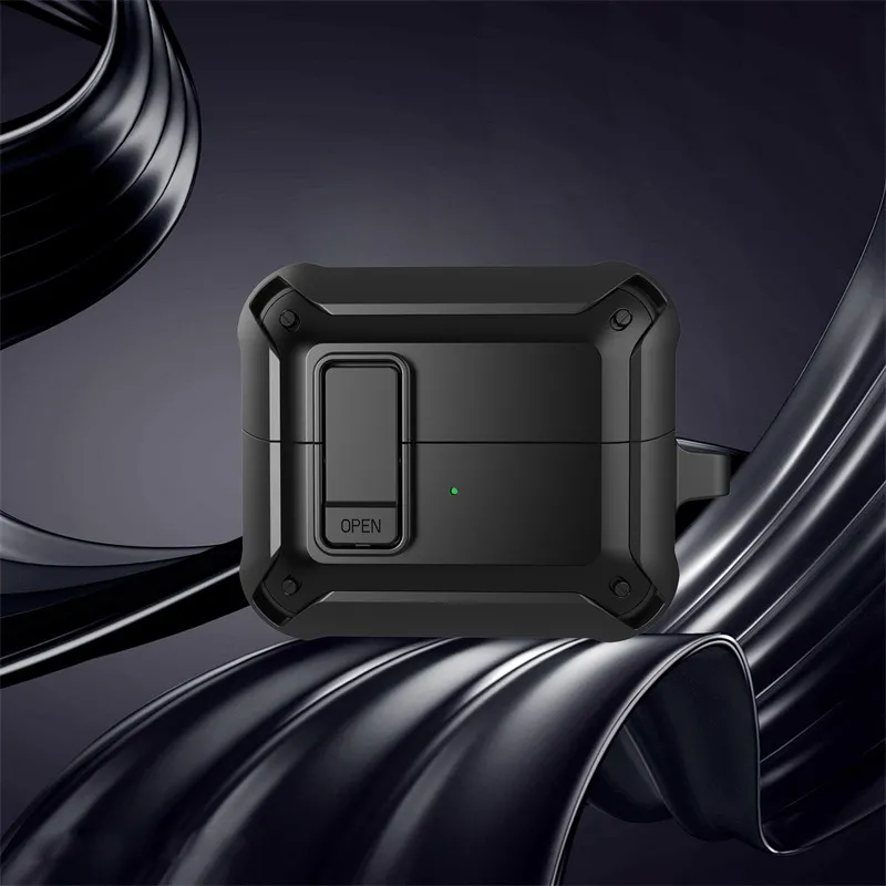 Tong Tong Rabbit Compatibility With Galaxy Buds 3/3 Pro TPU Protective Sleeve Snap Button Headphone Cases-1