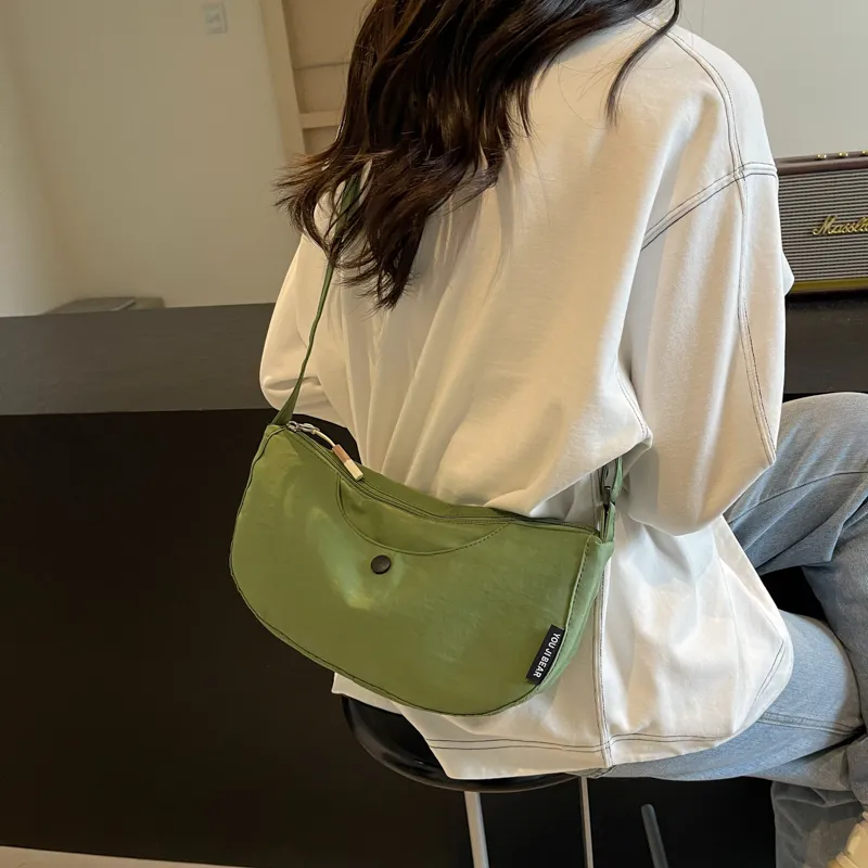 OUZIHUANG Nylon Fabric Crossbody Bag, Shoulder Bag Women's Multicolor-4