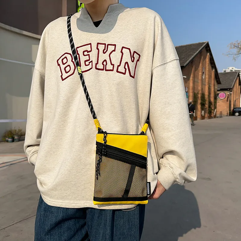 Deli Bear Nylon Crossbody Bag Shoulder Bag Unisex Multicolor-13