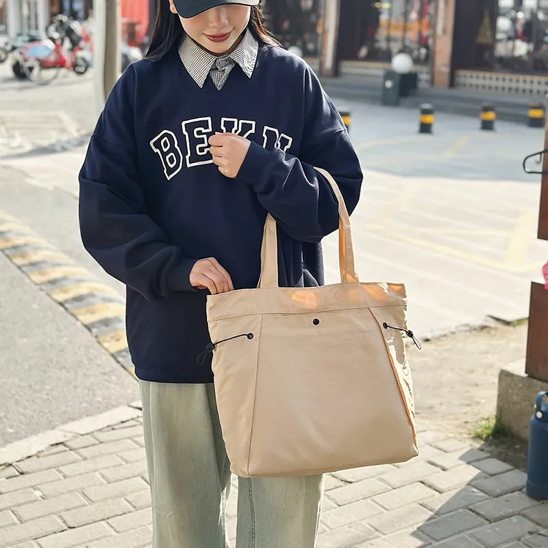 OUZIHUANG Nylon Tote Bag Shoulder Bag Unisex Multicolor-7