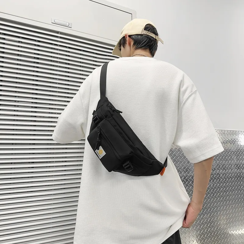 OUZIHUANG Nylon Sling Bag Unisex Multicolor-18