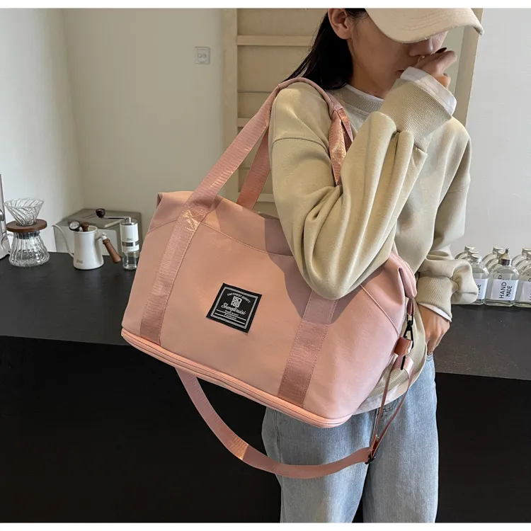 OUZIHUANG Oxford Travel Bag 30L Women's Multicolor-14