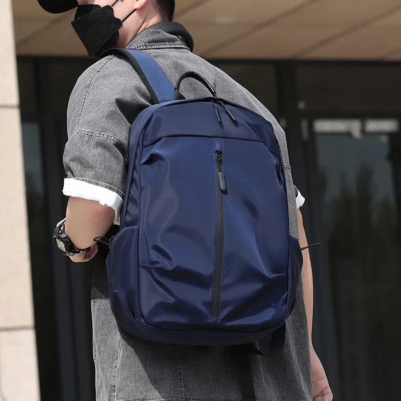Tong Tong Rabbit Oxford Backpack Men's Blue/Black/Gray-8
