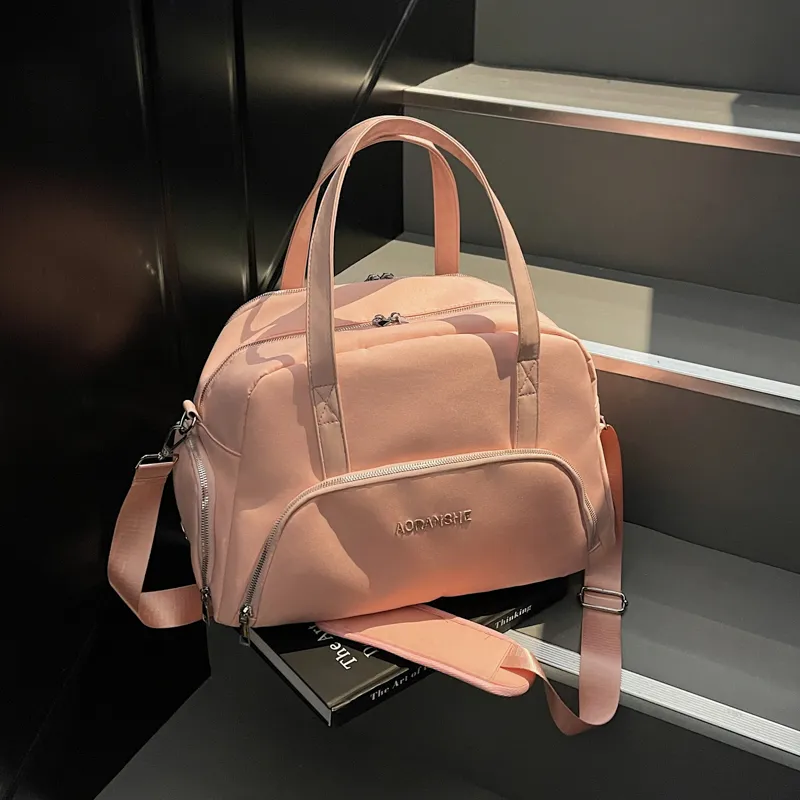 OUZIHUANG Nylon Travel Bag Multicolor-3