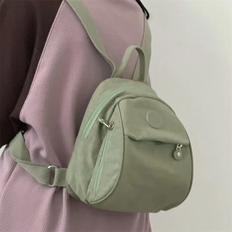 Deli Bear Polyester Backpack Small Size Women's Purple/Black/Pink/Green-20