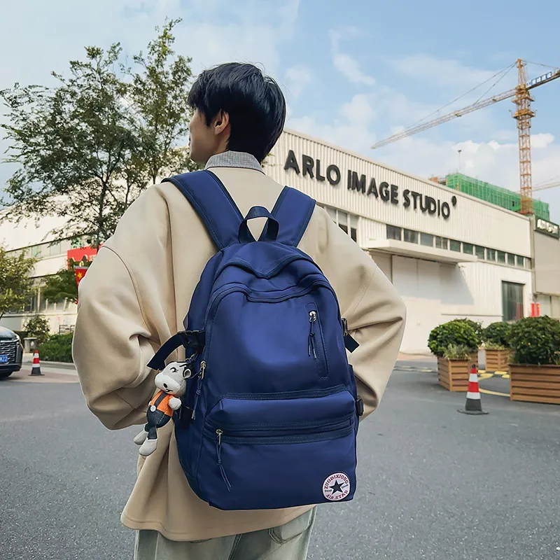 OUZIHUANG Nylon Backpack Unisex Multicolor-8