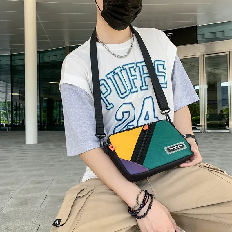 OUZIHUANG Oxford Shoulder Bag, Crossbody Bag Unisex-3