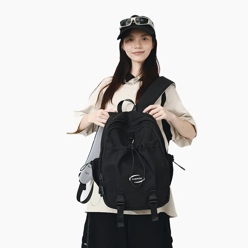 Tong Tong Rabbit Nylon Backpack Large Size Unisex Multicolor-14