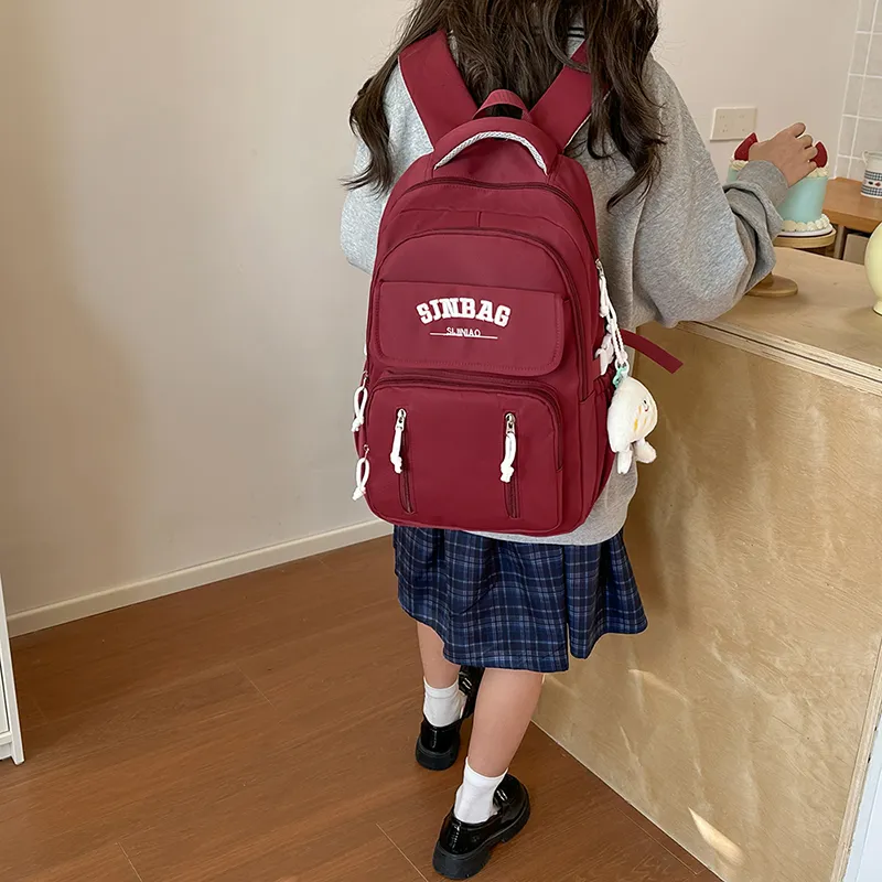 OUZIHUANG Nylon Backpack Women's Multicolor-18