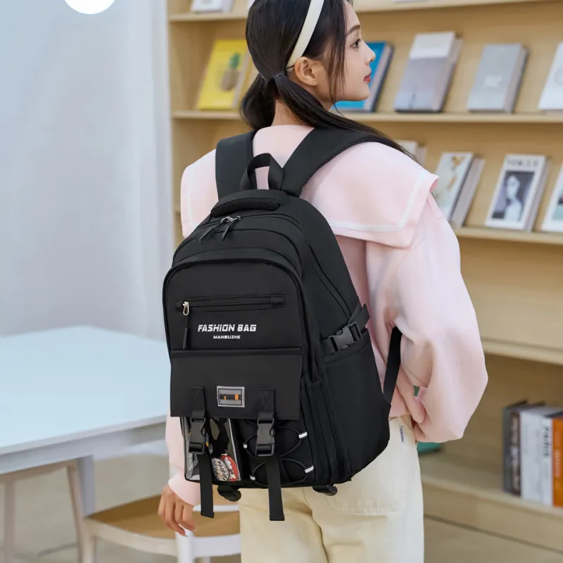 Tong Tong Rabbit Nylon Backpack Unisex Multicolor-5