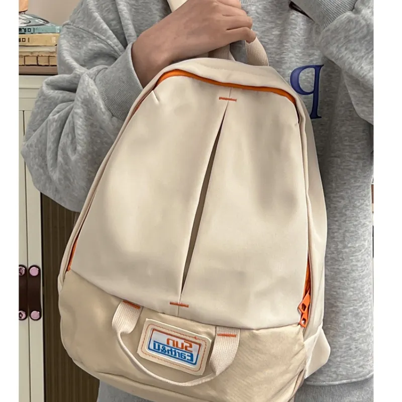 Tong Tong Rabbit Nylon Backpack Unisex Multicolor-12