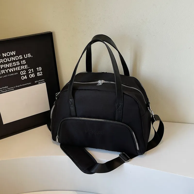 OUZIHUANG Nylon Travel Bag Multicolor-1
