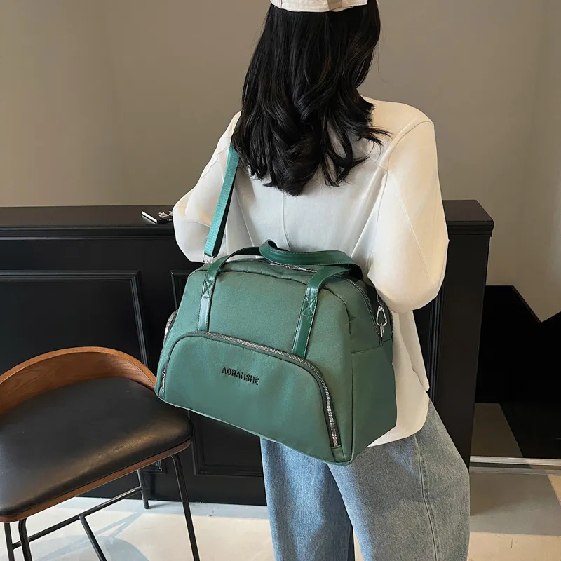 OUZIHUANG Nylon Travel Bag Multicolor-10