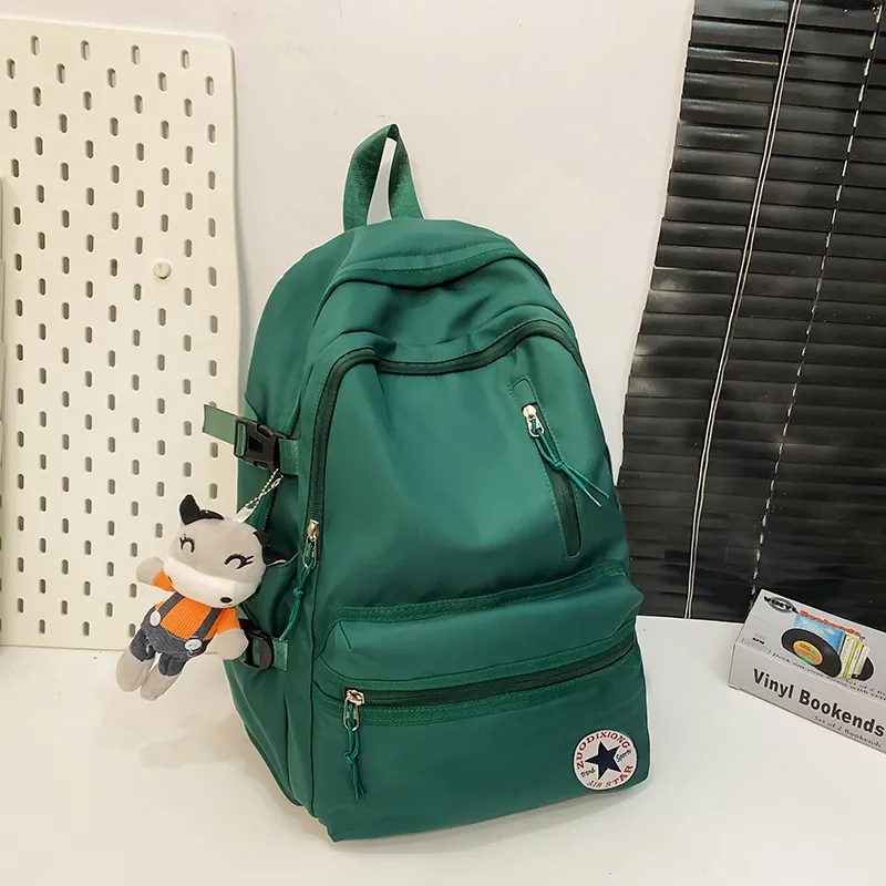 OUZIHUANG Nylon Backpack Unisex Multicolor-13