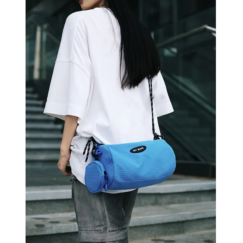 Tong Tong Rabbit Nylon Shoulder Bag Unisex Multicolor-14
