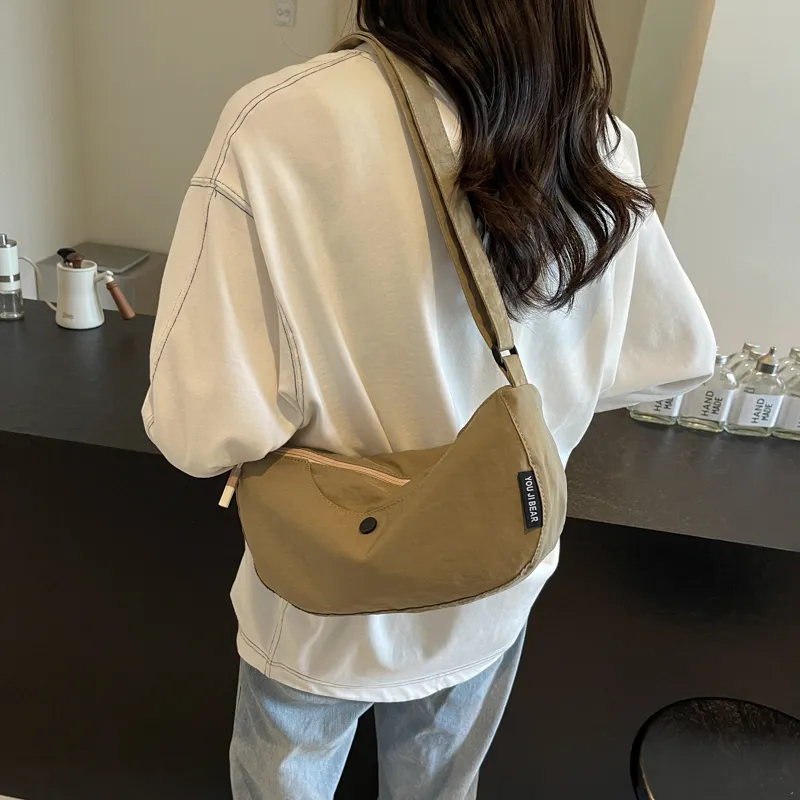 OUZIHUANG Nylon Fabric Crossbody Bag, Shoulder Bag Women's Multicolor-20