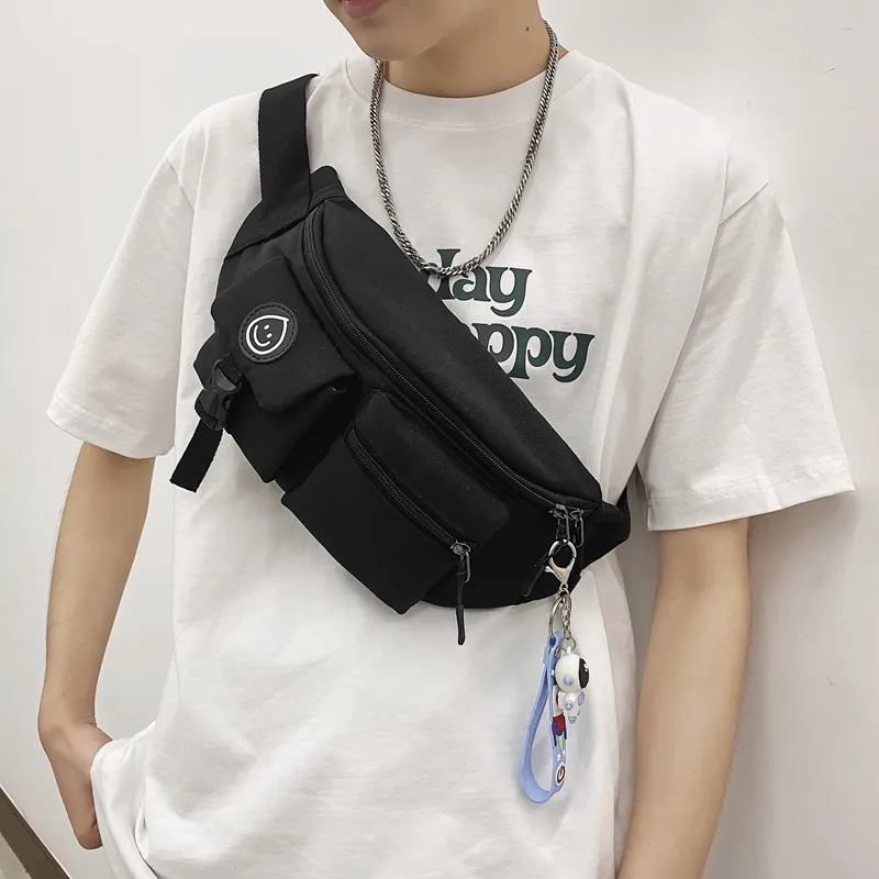 Deli Bear Nylon Sling Bag Regular Unisex White Red/White Blue/Black-20