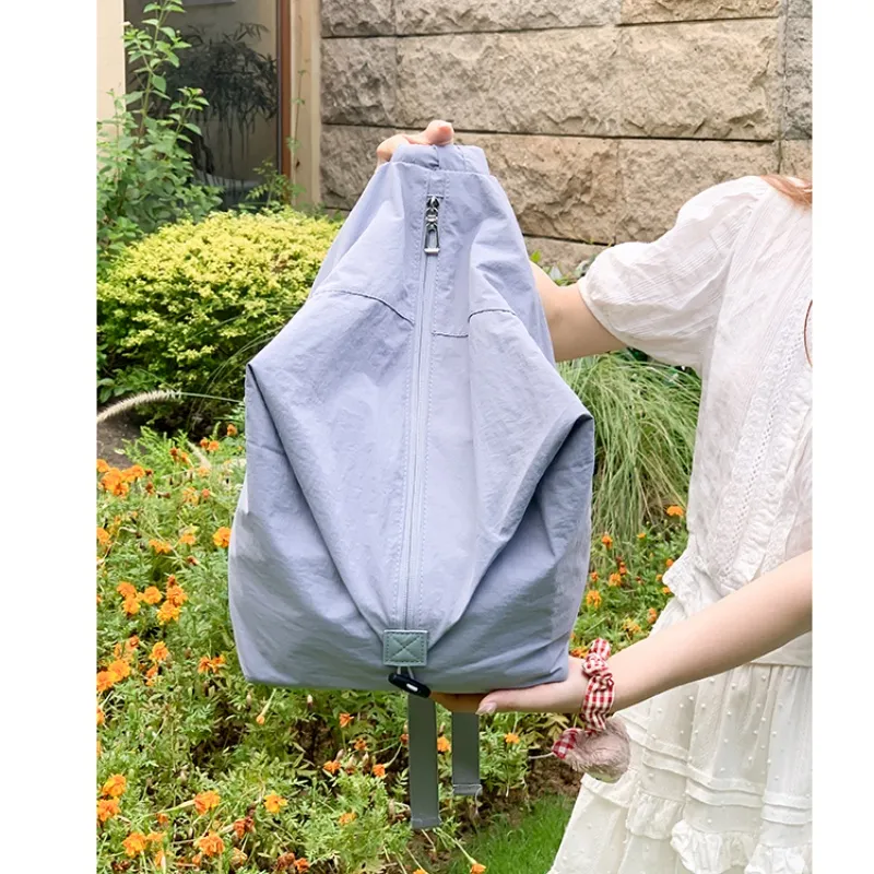 Tong Tong Rabbit Washed Cloth Backpack Unisex Multicolor-9