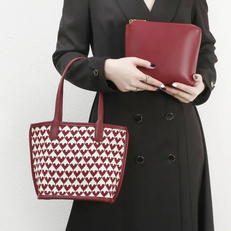 OUZIHUANG Artificial Leather One Shoulder Handbags Regular Women's Red-8