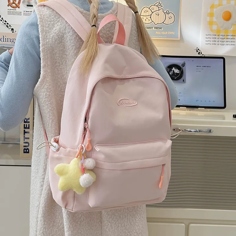 Tong Tong Rabbit Nylon Backpack Women's Multicolor-4