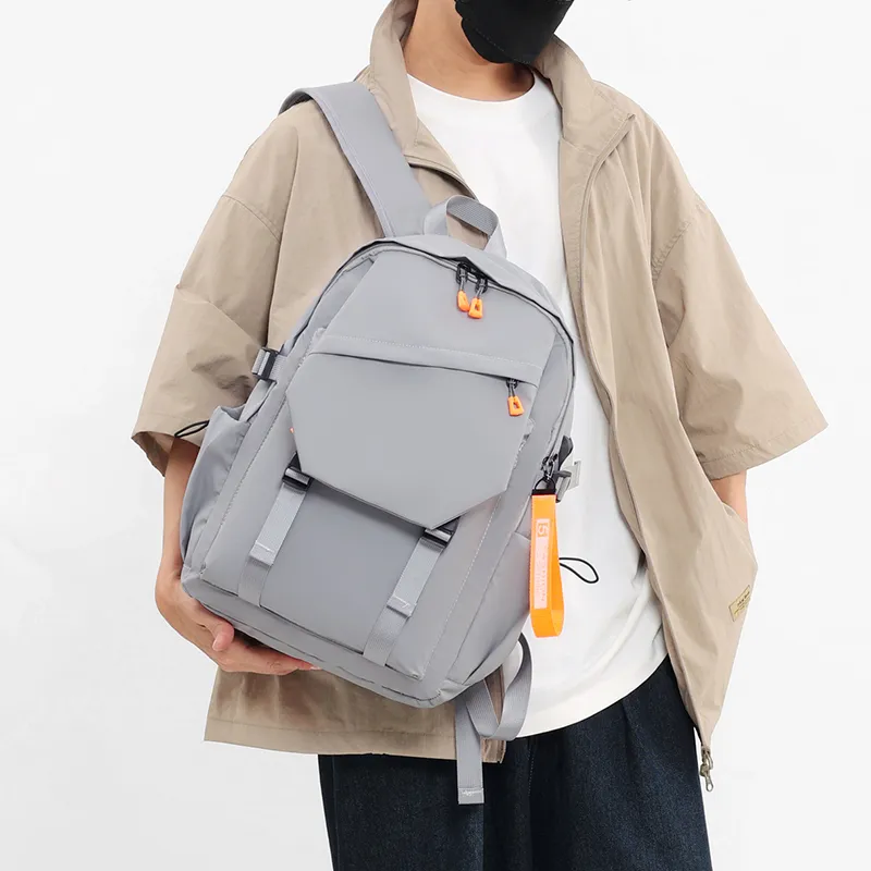 Tong Tong Rabbit Oxford Backpack Men's Black/Gray-2