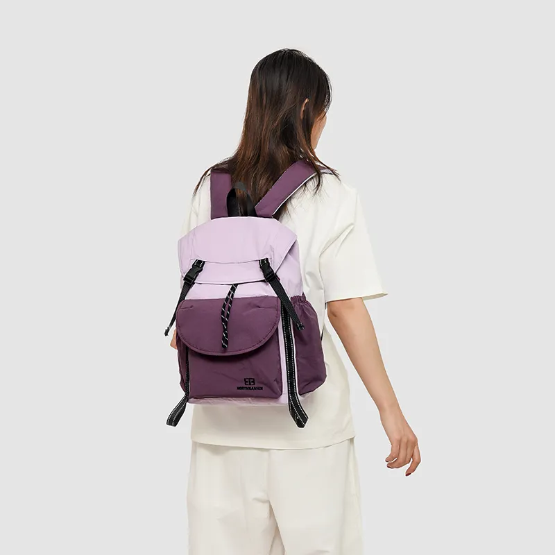 OUZIHUANG Oxford Backpack Regular Unisex Purple/Khaki/Orange/Black-3