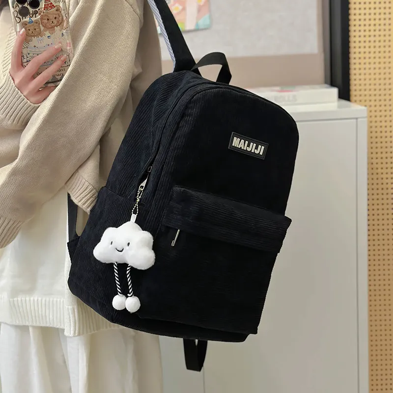 Tong Tong Rabbit Nylon Backpack Women's White/Red/Black/Khaki-13