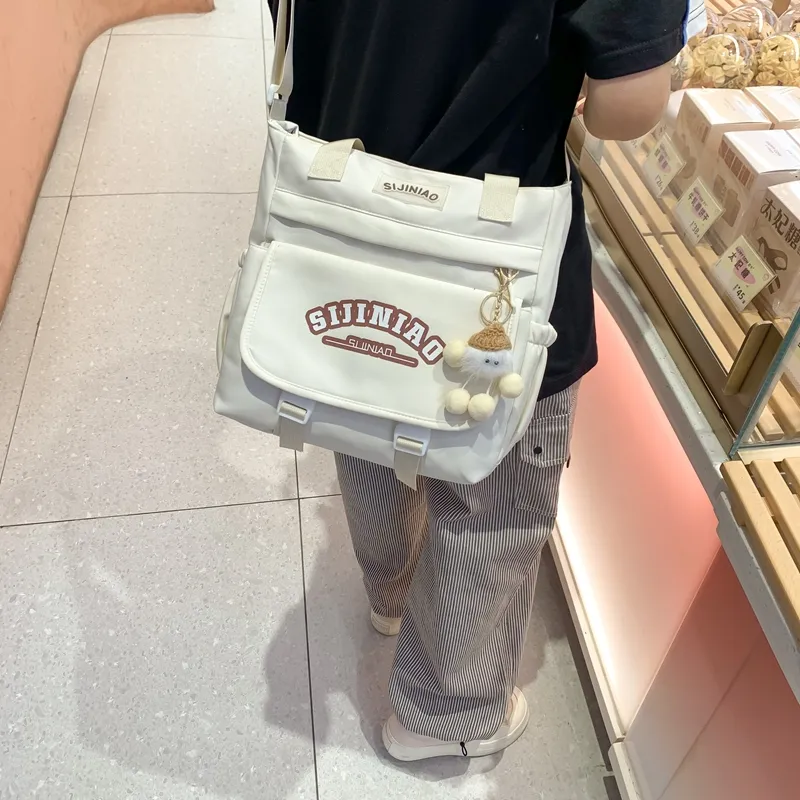 OUZIHUANG Nylon Crossbody Bag Regular Women's Black/Light Blue/Dark Blue/Red/Green/White-9