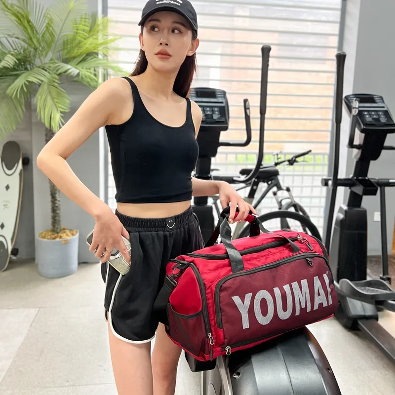 Deli Bear Nylon With Mesh Travel Bag Gym Bag Tubas Unisex Multicolor-19