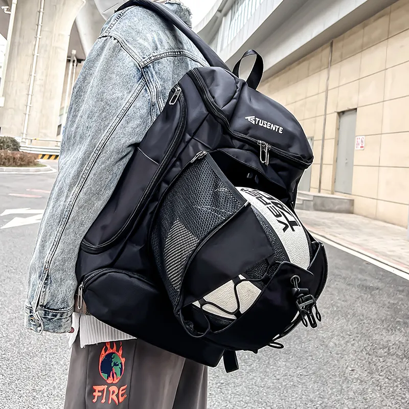 Deli Bear Oxford Backpack Regular Unisex Gray/Black/Red/Camouflage-4
