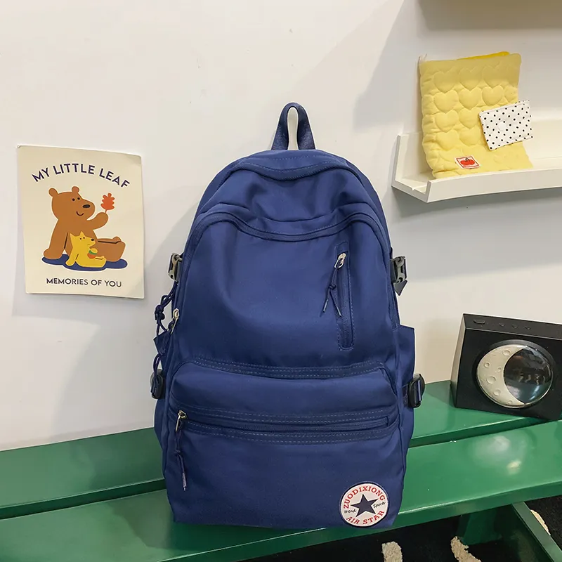 OUZIHUANG Nylon Backpack Unisex Multicolor-7