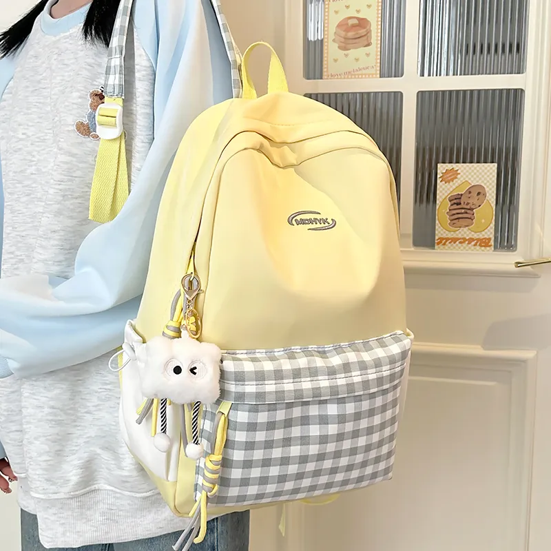 OUZIHUANG Nylon Backpack Women's Multicolor-9