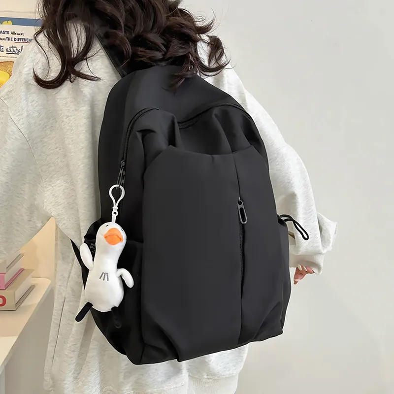 Tong Tong Rabbit Nylon Backpack Large Size Unisex Multicolor-16
