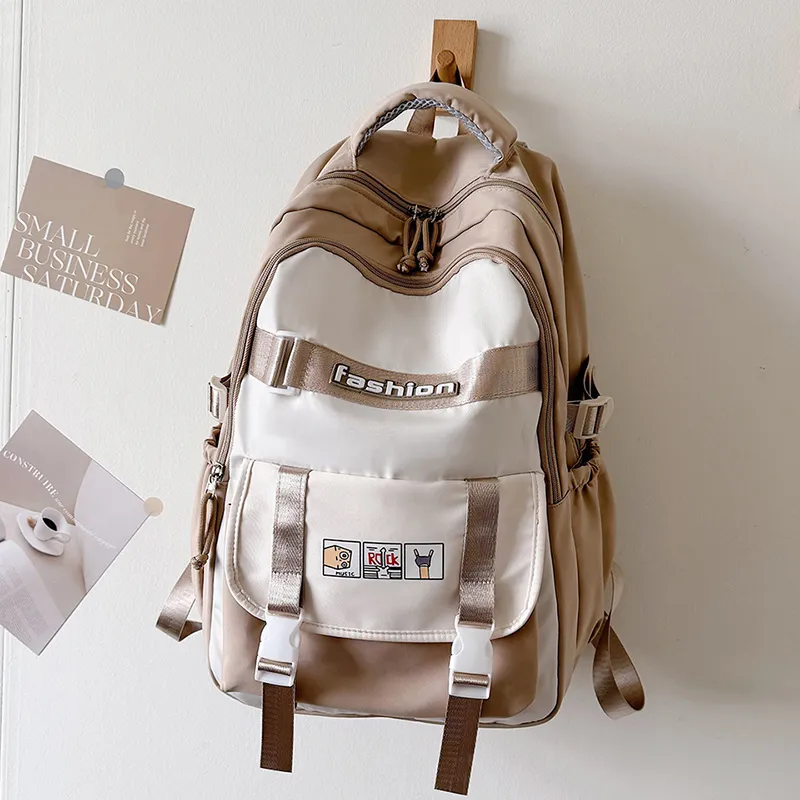 OUZIHUANG Oxford Backpack Unisex Multicolor-4