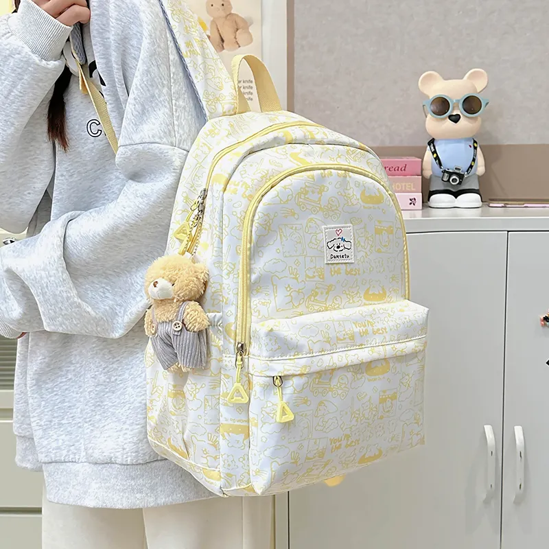 Deli Bear Nylon Backpack Women's Multicolor-14